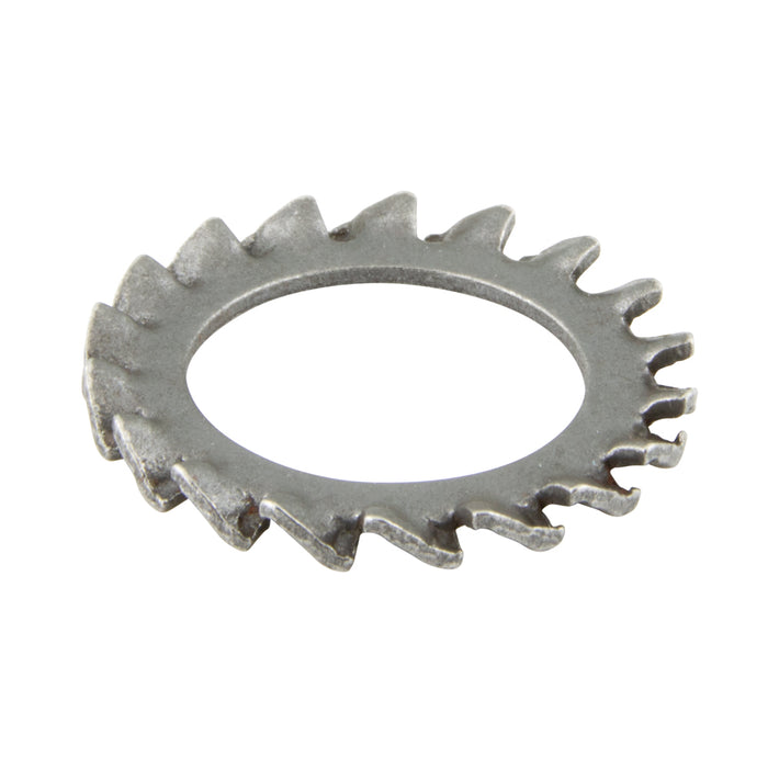 External Overlap tooth Lockwasher M2.5 (2.7 ID x 5.5 OD x .5 TH) Carbon Steel Heat Treated Plain DIN 6798A/ST M2.5