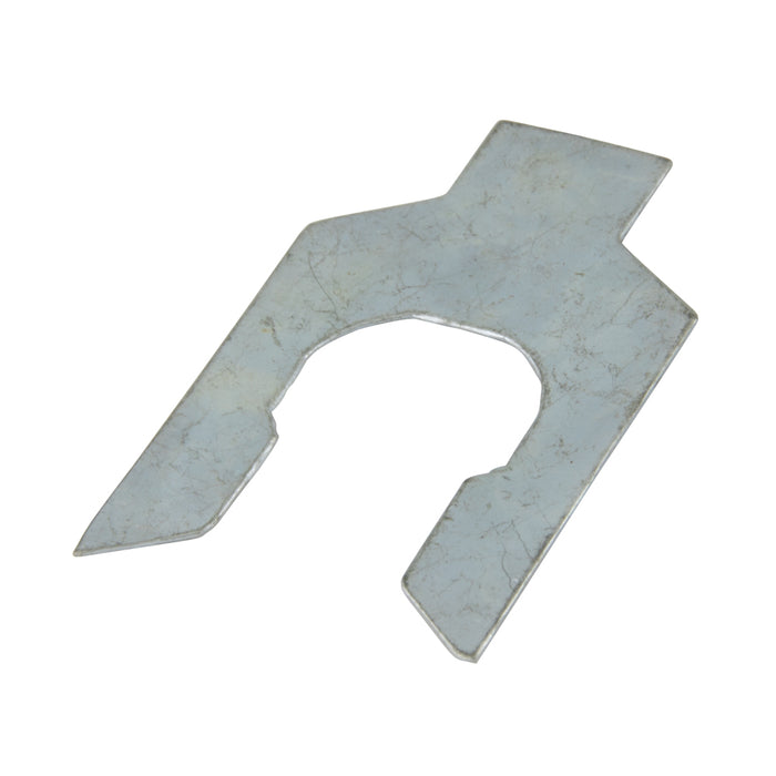Shim, Caster-Camber, 1 15/32" LG x 15/16" W., 3/16" Thickness, 7/16" Slot Width Low Carbon Steel Zinc Plated