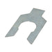 Shim, Caster-Camber, 1 17/32"LG x 1 9/32"W., for Corvair 1961-1968 1/8"Thickness, 7/16" Slot Width Low Carbon Steel Zinc Plated by Spaenaur Inc.