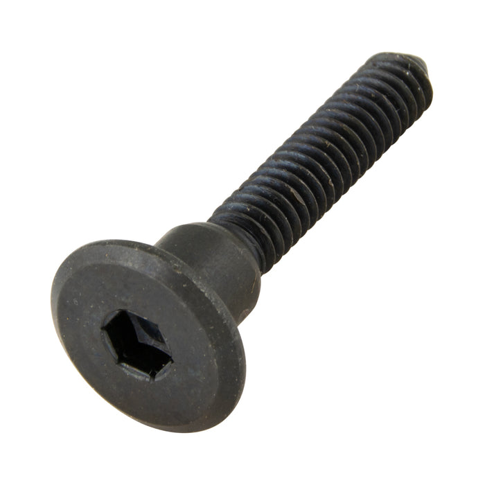 Joint Connector Bolt - Low Profile Head with Shoulder (5mm Hex Drive) 1/4"-20 UNC Thread x 40mm LGTH Under Head, Steel Black Oxide Finish