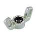 Nylon Insert Wing Nut 1/4"-20 UNC Die Cast Zamak Alloy Plain by Spaenaur Inc.