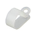 Cable Clamp 7/8" ID x 1/2" Wide Natural Nylon by Spaenaur Inc.