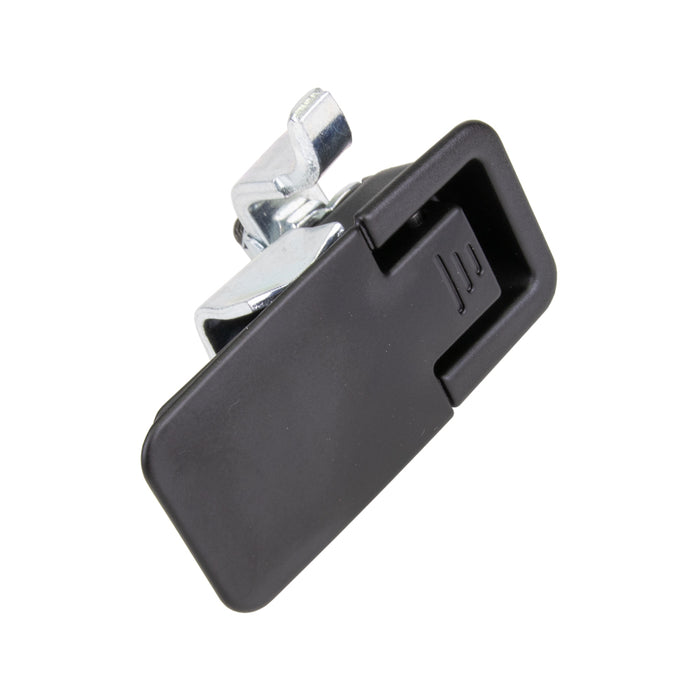 Lift & Turn Compression Latch Basic Model Flush Style Medium Size 6mm-16mm Grip Range (Pawl forward) Die-Cast Zinc, Black Powder Coat