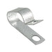 Double Tube Clamps - Closed Type (PVC Insulated) 5/8" Tube DIAs., .968" C to C Steel Zinc/W Clear Chromate Black Vinyl Cushion by Spaenaur Inc.