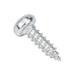 Tapping Screw, Pan Head Torx T8 Drive, Type AB, M2.9 x 13.0 mm Length, Steel Zinc Plated by Torx®