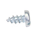 Tapping Screw, Pan Head Slotted Drive, Type AB, #6 x 7/8" Length, Steel Zinc Plated by Spaenaur Inc.