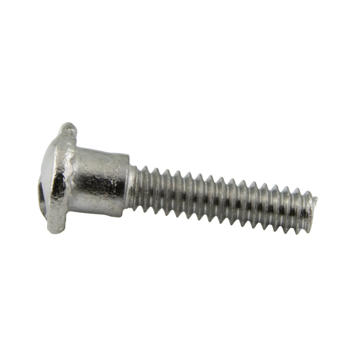 One-Way Slot Shoulder Screw #10-24 UNC x 1 3/16" LONG Steel, Chrome Plated by Spaenaur Inc.