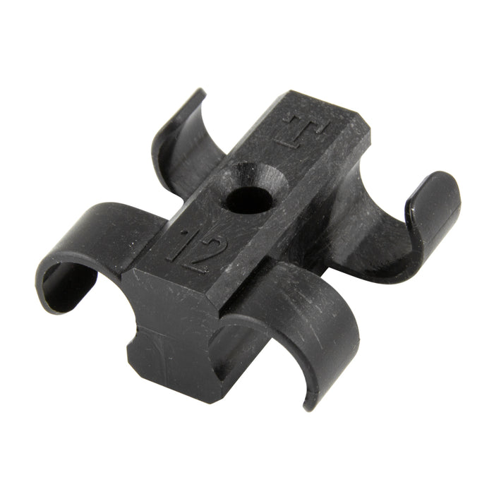 T-Clip 5/16 - 3/8" Range Polyacetal Plastic Black