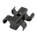 T-Clip 5/32 po - 1/4 po Plastique polyacétal noir par Spaenaur Inc.