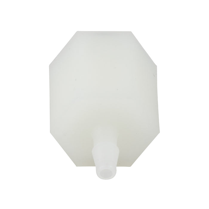 Raccord miniature à bords dentelés pour tube de 1/8 po de diamètre intérieur (1/8 po-27 Fpt) en nylon par Spaenaur Inc.