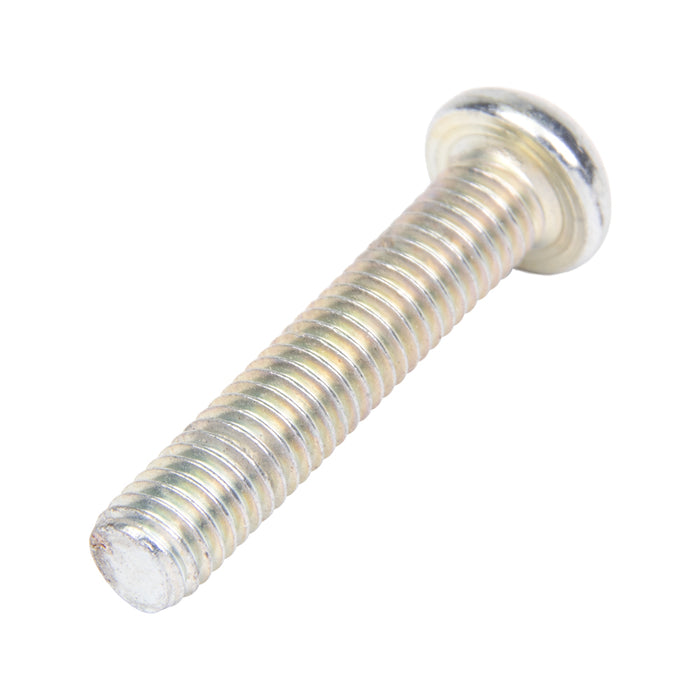 Machine Screw, Round Head, Phillips Socket Recess Drive, #10-24 UNC x 1-3/4" Length, Steel Zinc Plated Clear Trivalent by Spaenaur Inc.