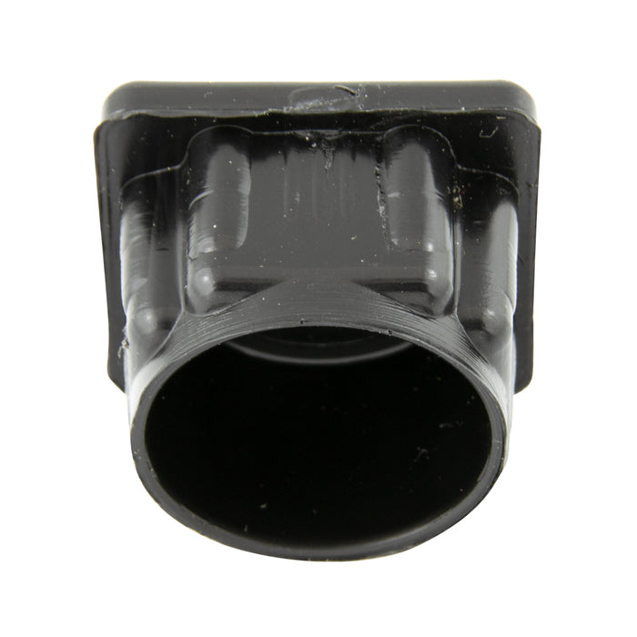 Bouchon carré 1 1/4 po x calibre 16-18 en polyéthylène noir de Spaenaur Inc.