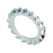 Rondelle frein à denture externe superposée M18 en acier au carbone traité thermiquement et zingué DIN 6798A/ST-ZP M18 par Spaenaur Inc.