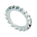 External Overlap tooth Lockwasher M3.5 (3.7 x 6.9 x 0.5) Carbon Steel Heat Treated Zinc Plated, DIN 6798A/ST-ZP M3.5 by Spaenaur Inc.