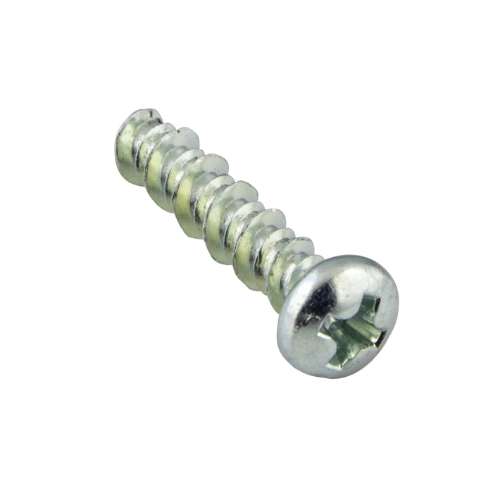 Tapping Screw, Hex Washer Head Unslotted Drive, Type AB, #14 x 1/2" Length, Low Carbon Steel Trivalent Zinc Plated