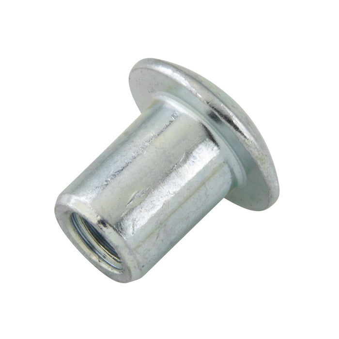 Rampa® Cap Nut Type RTL, 5 mm Hex Drive, M10, 20 mm Head Diameter(Mushroom Head), 13 mm Body Diameter x 13 mm Length Under Head, Steel Zinc Plated