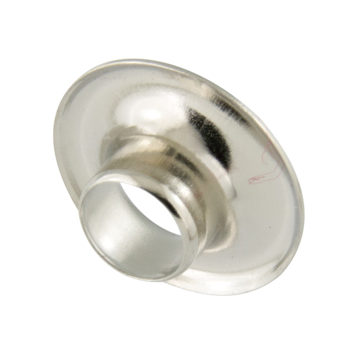 Sheet Brass Grommet And Washer (116-106 And 116-206) 144/Pk 3/16" Hole DIA., Size #00 Brass Nickel Plated by Spaenaur Inc.