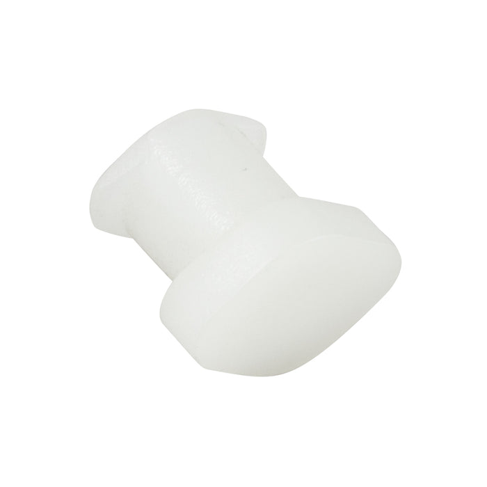 Barbed Reducting Connector (Round Center) 1/4" to 3/16" Tubing ID Natural Nylon