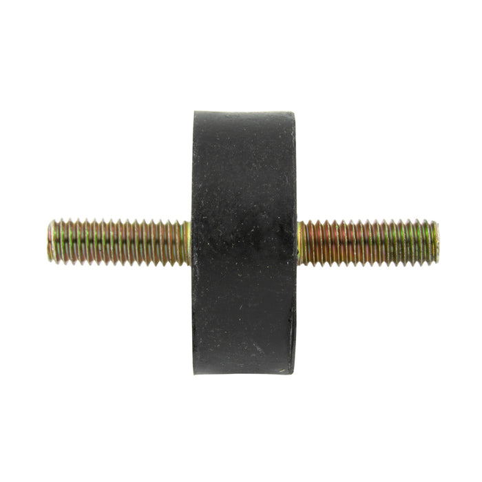 Double Ended Anti-Vibration Mount 2"OD x 3/4"HT, 3/8"-16 UNC Studs Neoprene Black, 50 Duro