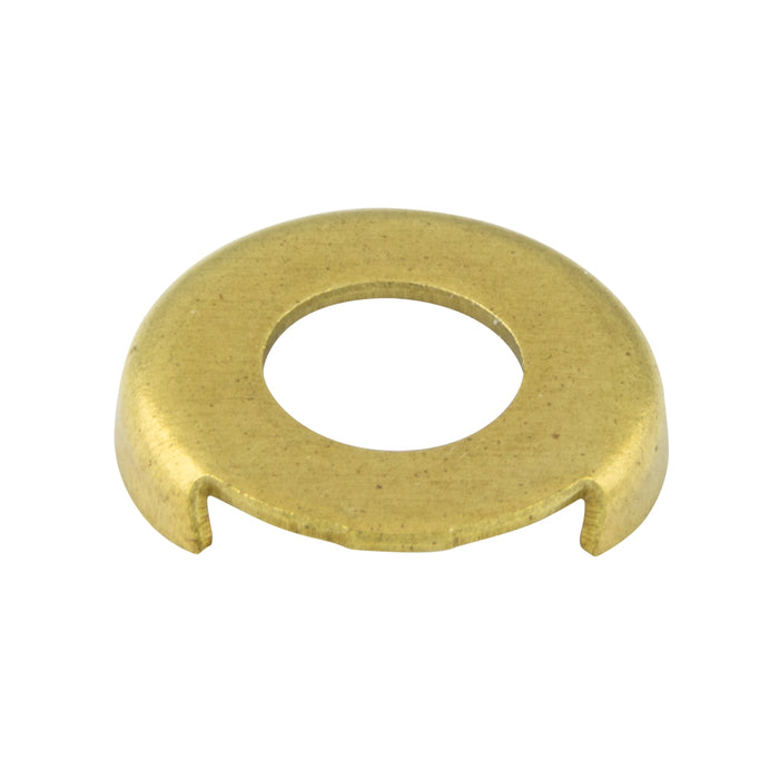 Terminal Cup Washer, for Binding Head Screws for #10 Screw (.498"-.512" OD) Brass, Nickel Plated by Spaenaur Inc.