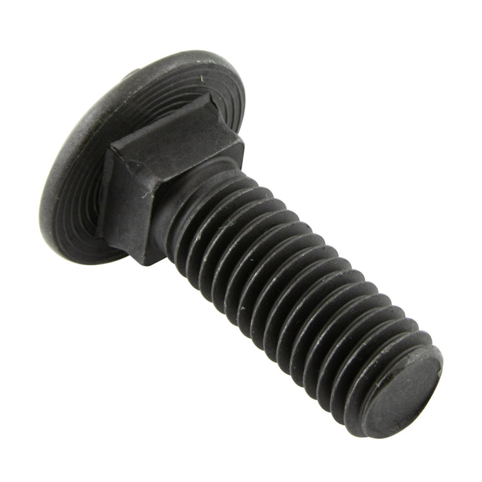 Carriage Bolt, Round HD Square Neck 5/16"-18 UNC x 3/4" LG, Full Thread Grade 5 Steel Plain Finish ANSI B18.5-1978