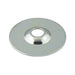 Rondelle à bride large et à tête fraisée, diamètre intérieur 1/4", diamètre extérieur 1-3/16", épaisseur 0,035", en acier zingué trivalent, fabriquée par Spaenaur Inc.