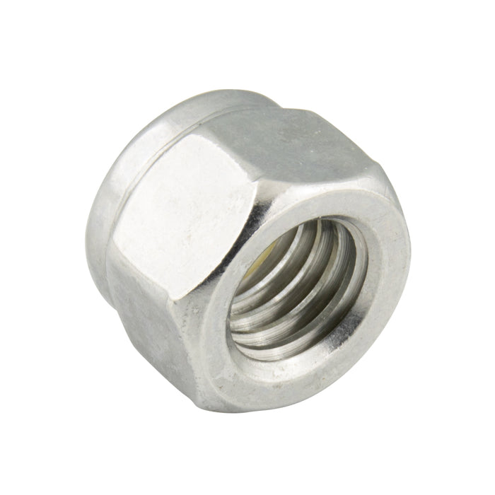 Fujilok Hex Finished Full Locknut M12 x 1.75 Pitch AISI-304 Stainless Steel Passivated with Stainless Steel Insert by Fujilok