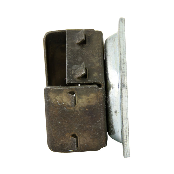 Adaptateur métallique fileté à 4 côtés pour tube carré de 1 po de diamètre avec filetage 3/8 po-16 UNC Finition de base en acier zingué