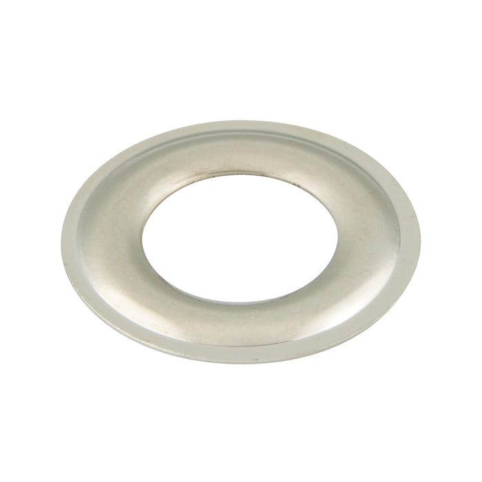 Washer Only for Sheet Brass Grommet 3/16" Hole Dia., Size #00 Brass, Nickel Plated (Component Of SN#7344-N) by Spaenaur Inc.