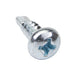 Teks Point 2 Self-Drilling Screw, Pan Head, Phillips Cross-Recess, #8-18 x 1/2" Length, Carbon Steel Zinc Plated by Spaenaur Inc.