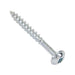 Wood Screw, Round Washer Head, Robertson®; Square Socket, #8 x 1-3/4" Length, Steel Lubricized, ASME/ANSI B18.6.1 by Spaenaur Inc.