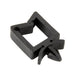 Wire And Cable Holder, Type 2 Top Entry, Latch GAte, for 3/16" Mountng Hole, 23/64" Inside LG x 7/16" Inside Wd, Nylon 6/6 Black by Spaenaur Inc.