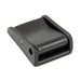 Strap Buckle for Strap Width 40mm, 1.4mm to 1.5mm TH Delrin 500 Plastic Black by Spaenaur Inc.