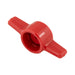 Bouton en T Shear-Loc, métrique M10 x 26 mm Dupont Delrin 500 rouge par Spaenaur Inc.