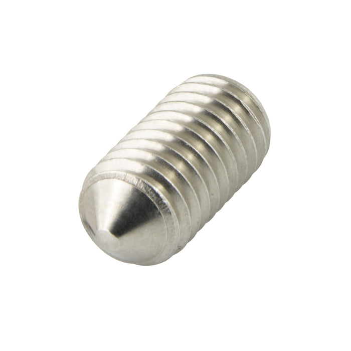 Hex Socket Set Screw, Cone Point M8 x 1.25 Pitch x 25mm LONG A2 Stainless Steel DIN 914/A2 M8X25