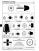 Bolt-On Anti-Vibration Mount 3/4" DIA with #10-32UNF Screw & Insert Natural Rubber Black 40-50 Duro by Spaenaur Inc.