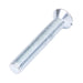 Machine Screw, Oval Head, Slotted Drive, M8 x 1.25 mm UNC x 50 mm Length, Steel Zinc Plated Trivalent by Spaenaur Inc.