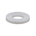 Rondelle plate, ronde, taille de boulon n° 2, diamètre intérieur 0,090 po x diamètre extérieur 0,250 po x épaisseur 0,032 po, nylon 6/6 naturel, par Spaenaur Inc.
