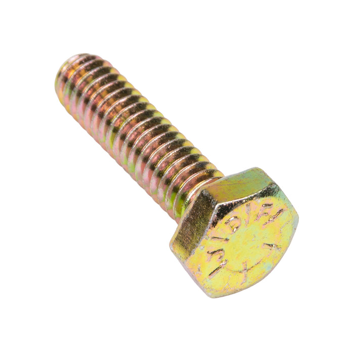 Hex Head Cap Screw UNF 5/16"-24 UNF x 3 1/2" Grade 8 Medium Carbon Alloy Steel Zinc Plated with Yellow Dichromate ANSI B18.2.1-1965