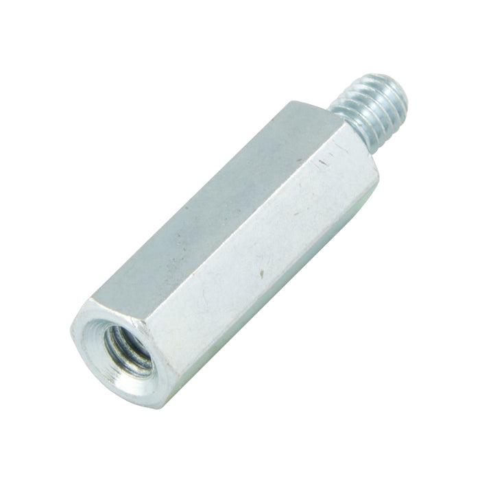 Hex Stand-Off, Male/Female Threaded M3 x 8mm x 5.5mm A/F Steel Zinc Plated by Spaenaur Inc.