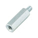Hexagon Standoff Male/Female Threaded M4 x 20mm x 7mm A/F Steel Zinc Plated by Spaenaur Inc.