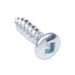 Tapping Screw, Oval Head Square Socket Drive, Type AB, #10 x 1-1/4" Length, Steel Zinc Plated by Spaenaur Inc.