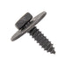 Sems Indented Hex Hd Machine Screw, With 3/4" OD Flat Washer, Dog Point, 1/4"-20 UNC X 3/4", Low Carbon Steel, Phosphate & Oil by Spaenaur Inc.