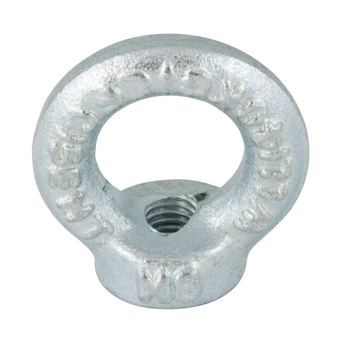 Écrou à œil rond - pour levage, M8 x 1,25 mm, en acier à faible teneur en carbone zingué, fabriqué par Spaenaur Inc.