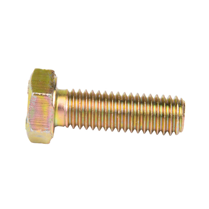 Hex Head Cap Screw, Fully Threaded, DIN 933, Class 10.9 M14 x 25 mm Class 10.9 Steel Yellow Zinc DIN 933/10.9-YZ M14X25