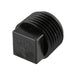 Threaded Pipe Plug - Square Head 1/8"-27 NPT High Density Polyethylene Colour Black by Spaenaur Inc.