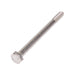 Hex Head Cap Screw, Metric, DIN 931, Partial Thread M6 x 1.00 x 80 mm A4 Stainless Steel by Spaenaur Inc.